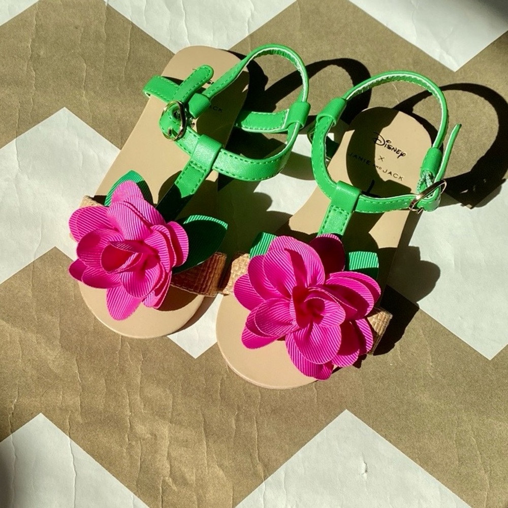 Janie and jack x Disney flower sandals